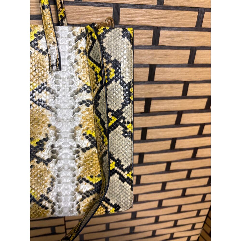 Jason Wu Snakeskin Print Gold Tote Bag - Picture 6 of 10